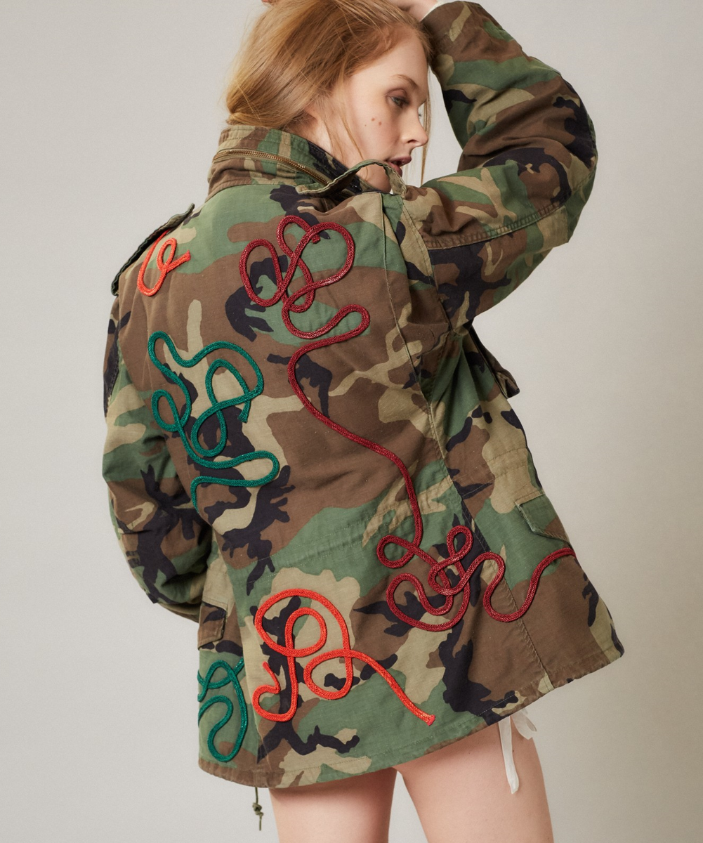 Army camo deals jacket womens