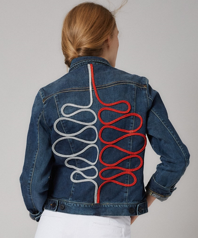 Jean jacket back design hot sale