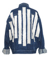 Custom vintage denim jacket - Lee, Levi, Wrangler, Diesel or similar. Matt white sequins on back.